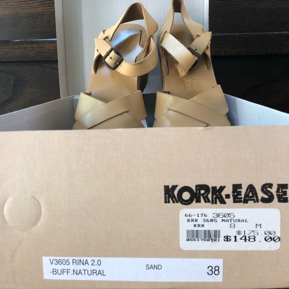KORK-EASE platform sandals in SAND - Picture 6 of 6